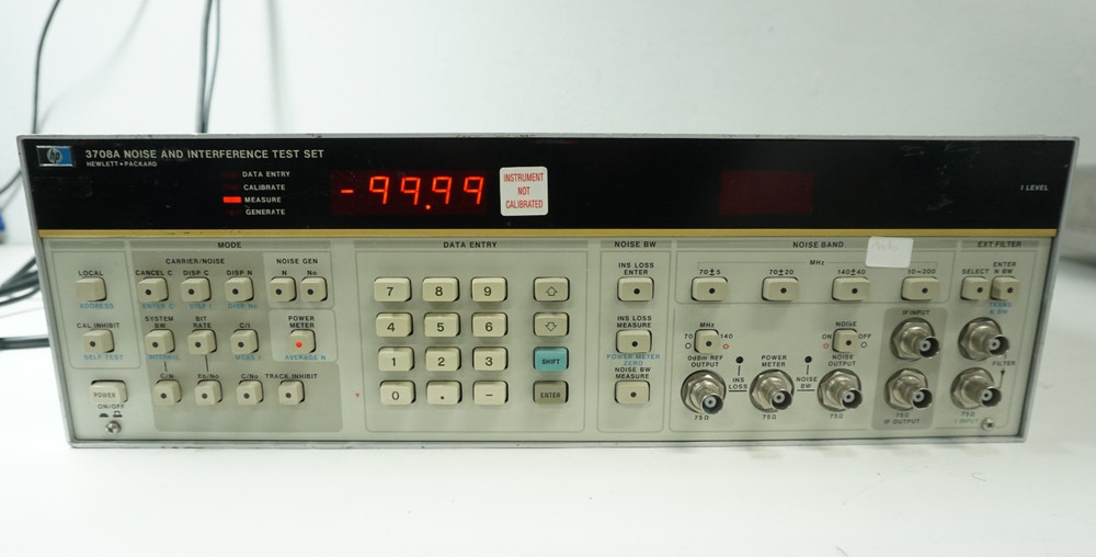 HP Hewlett Packard 3708A Noise and Interference Test Set - READ!