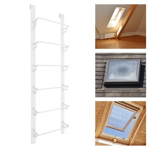 6-Steps Heavy-Duty Window Well Ladder Steel Window Well Ladder Egress Ladder