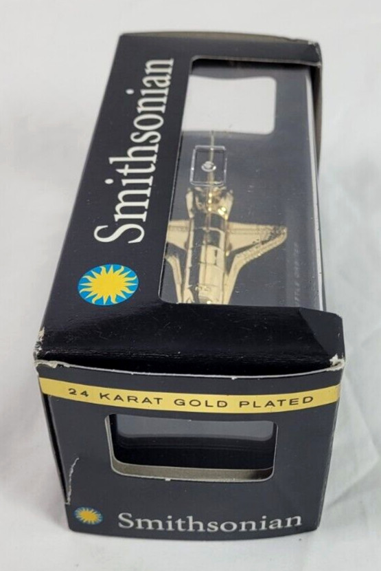 SMITHSONIAN COLLECTOR'S EDITION SPACE SHUTTLE ORBITER 24 K GOLD PLATED