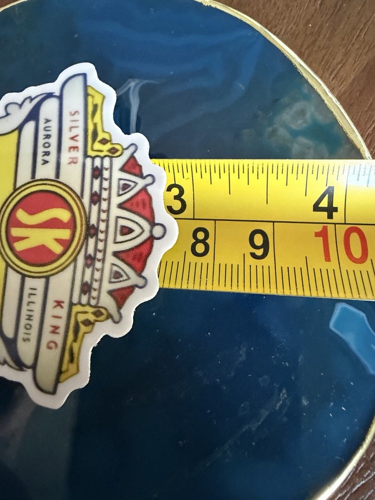 5c Sticker For Silver King Gumball/Peanut Machine Globe 5x3