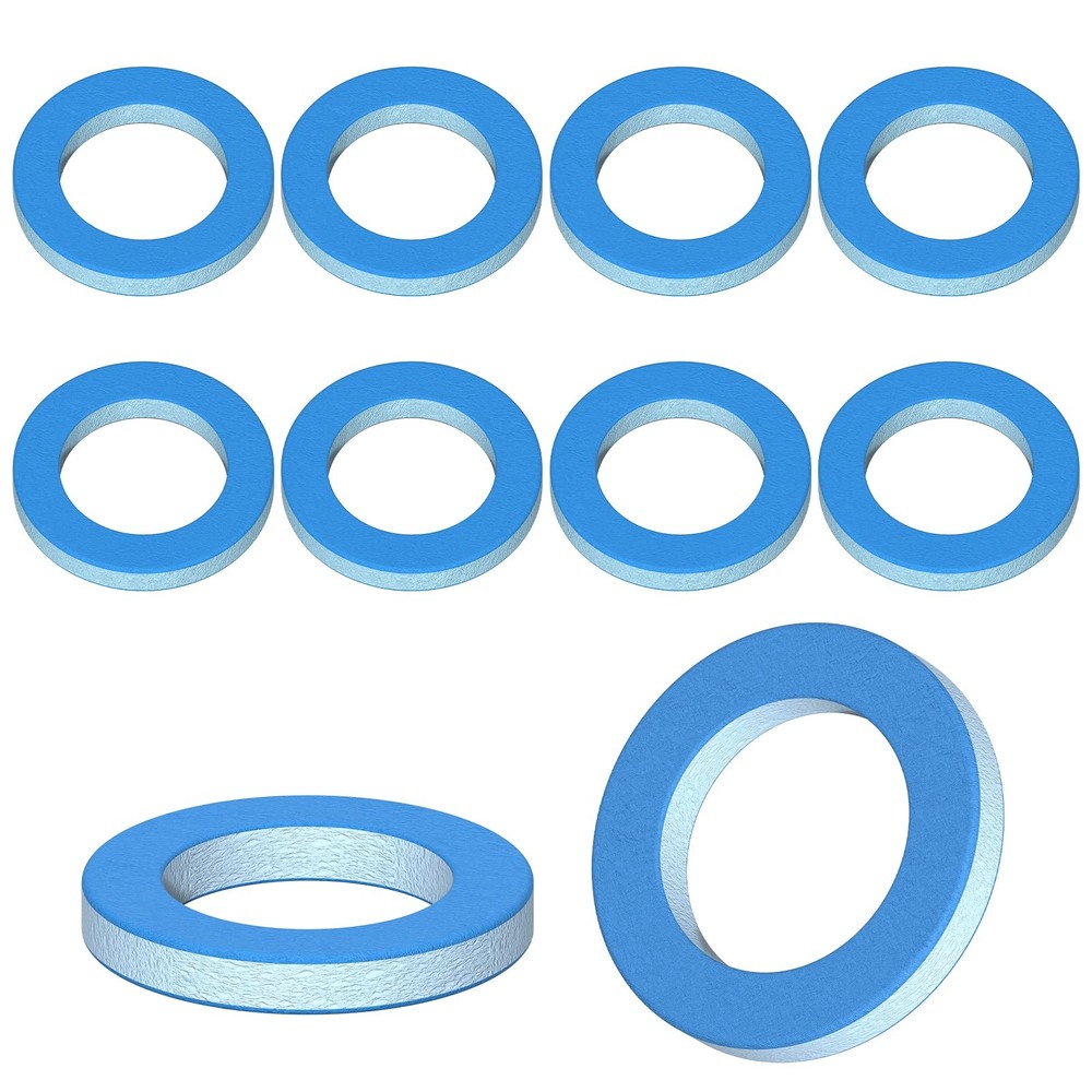 10Pcs 830749 Gearcase Drain Plug Seal, Lower Unit Medium, Blue