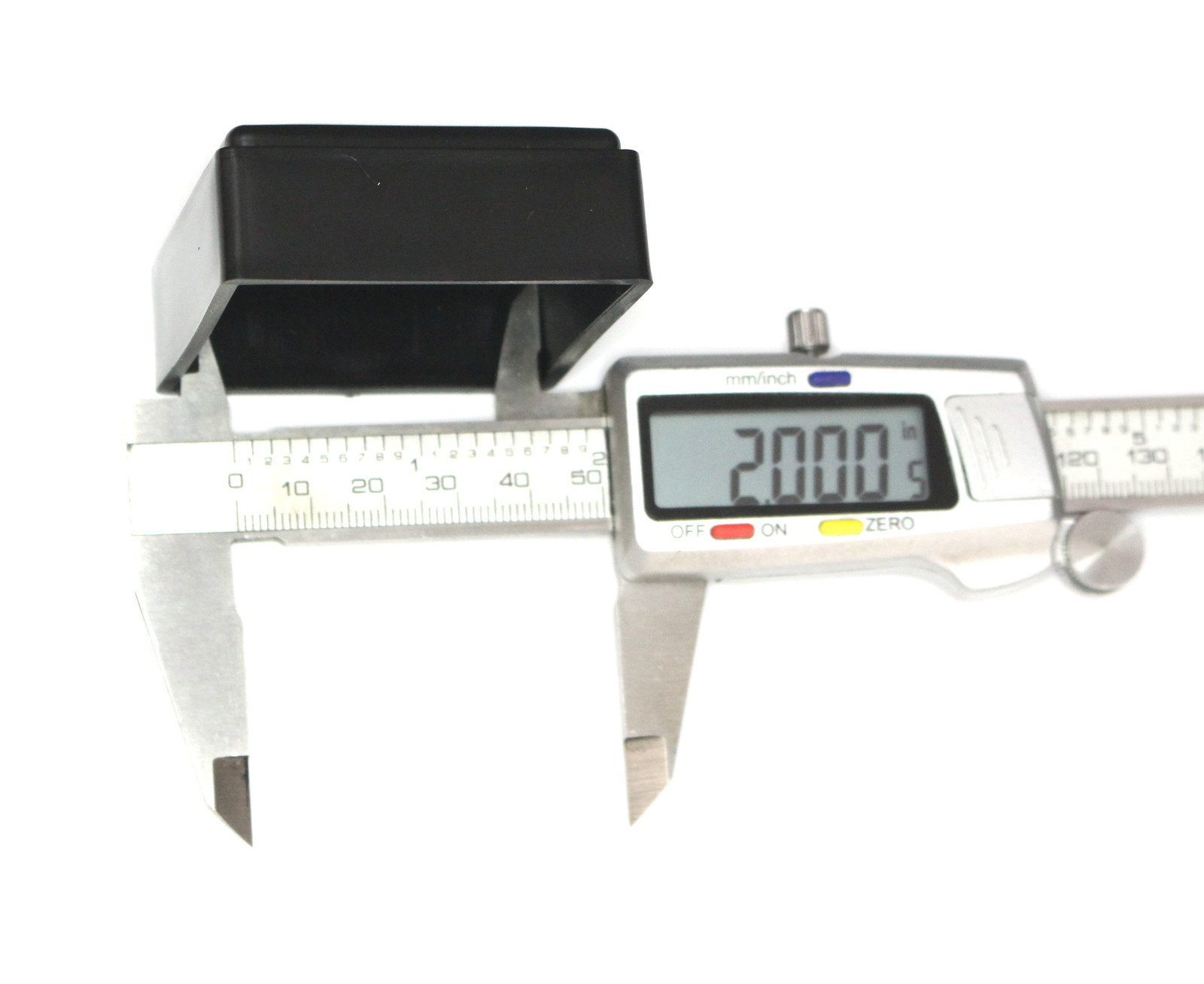 2 x 2 Fence Post Cap Black Plastic Cover for Metal Vinyl Wood Posts