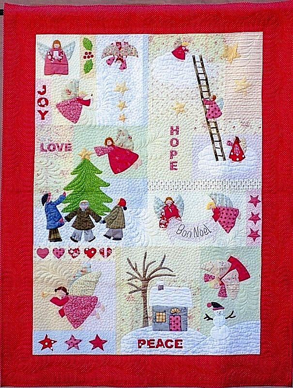 New Applique Quilt Pattern  ANGELS 56x74