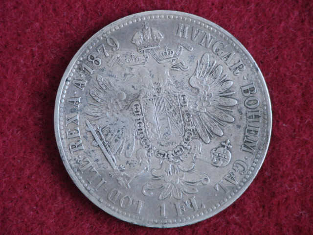 1879 Austria 1 Florin - VF