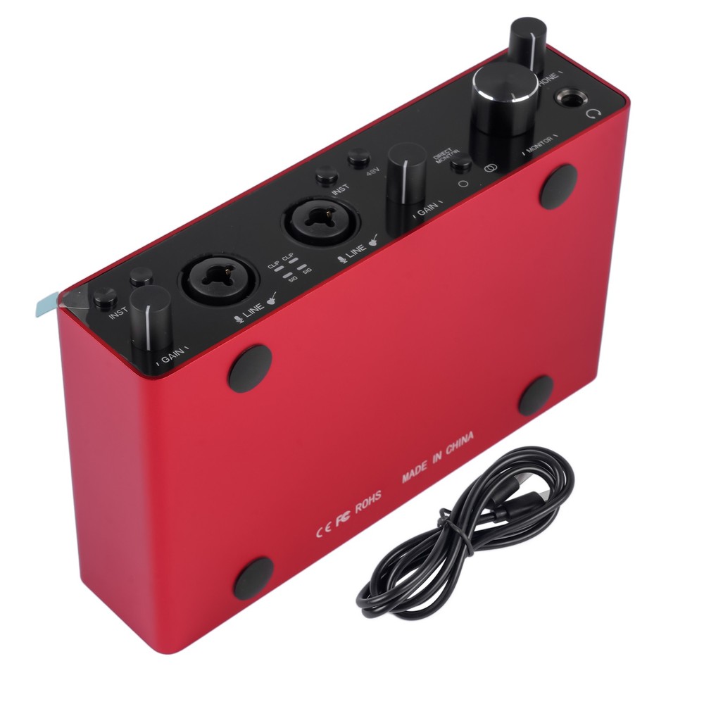 Scarlett 2i2 3rd Generation 24Bit/192KHz USB Audio Interface Fit Pro Music Tools