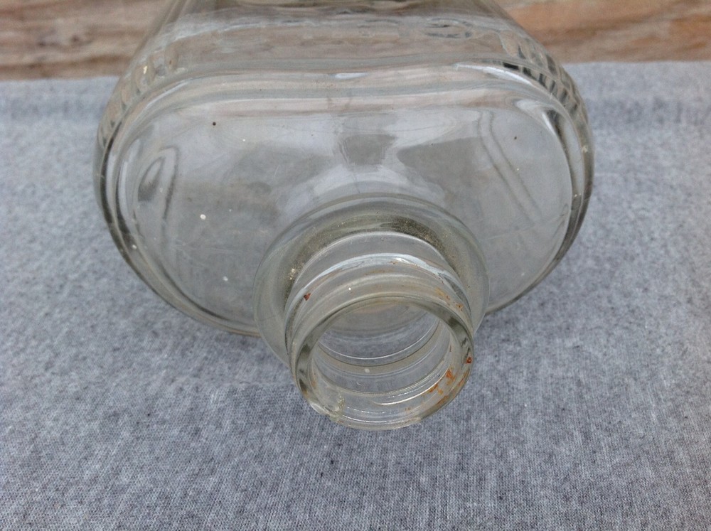 Guild Wine Embossed Glass Bottle