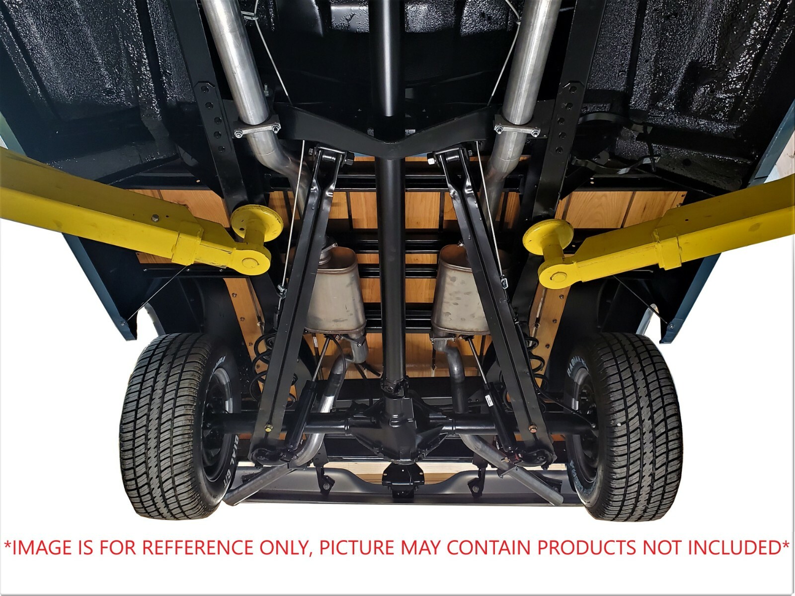 Chevy GMC C10 63-72 2.5" Dual Exhaust Kits Flowmaster Flow FX Corner Exit