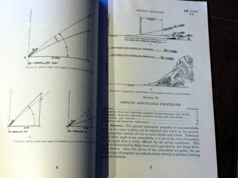 1940 Propeller Technical Manual , Ground Adjustable, Lycoming-Smith, Curtiss &