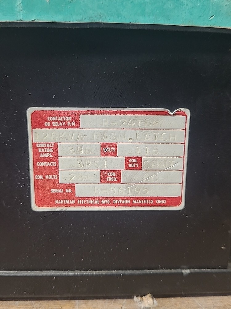 HARTMAN RELAY PART B-241DM