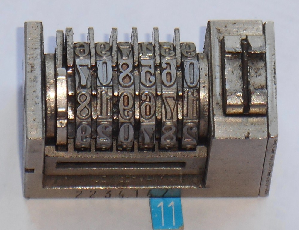 ATLANTIC | letterpress numbering machine | 11