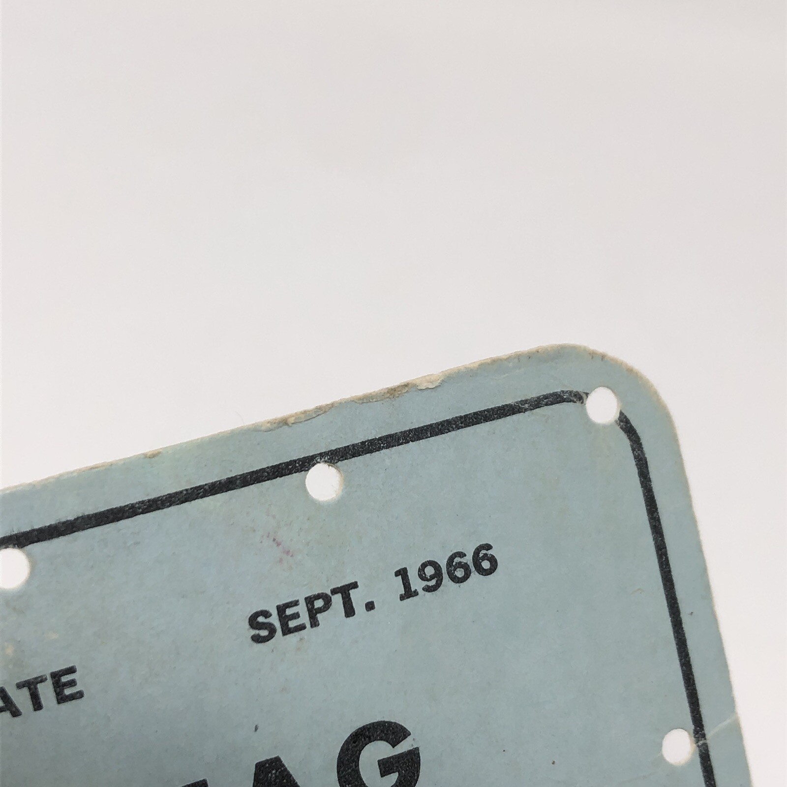 1965 1966 New York State Hunting Tag Citizen Resident