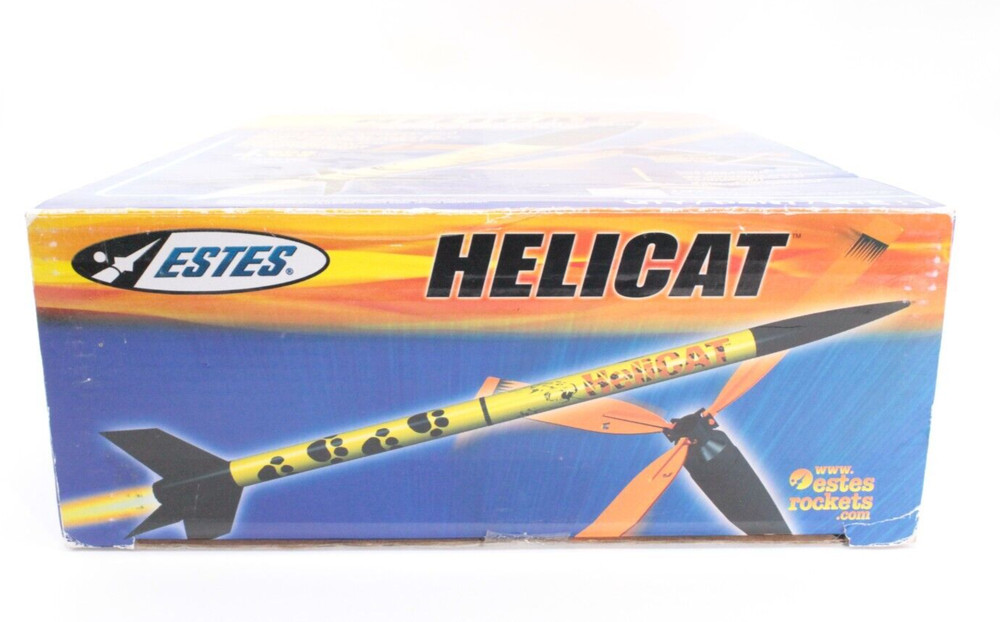 ESTES 1465 HeliCat Model Rocket Launch Set E2X (Open Box)