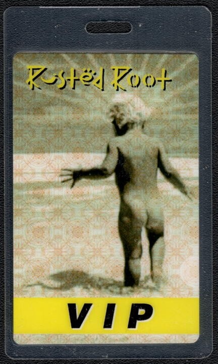 Rusted Root Backstage Pass - 1996 Laminated VIP Pass