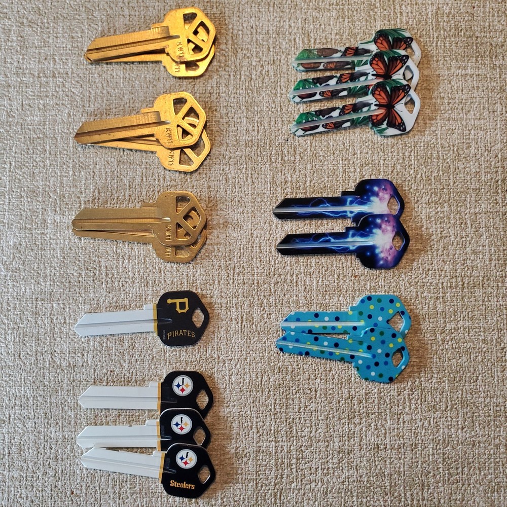 43 New Assorted Key Blanks