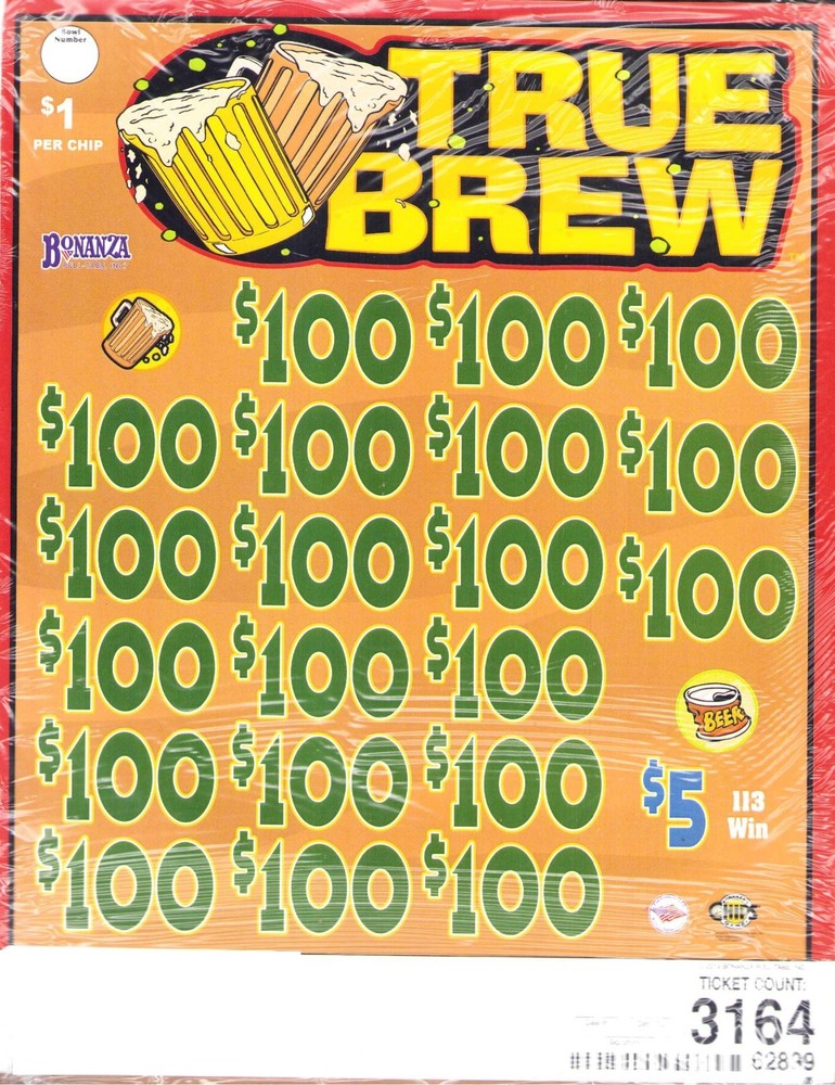 Pull Tickets - Chip Tickets - True Brew - 3,164 ct