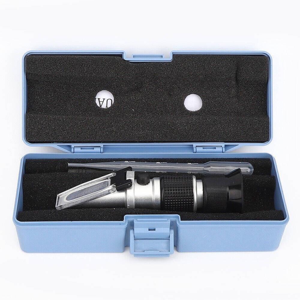 Refractometer Concentration Meter Brix Tester 0-90% for Automatic Temperature