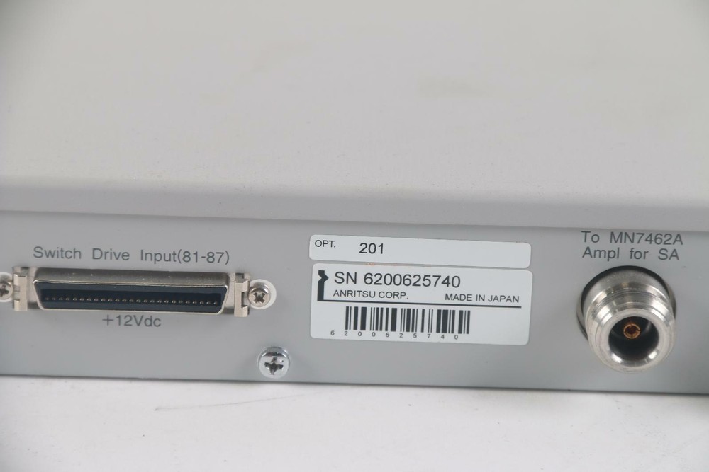 Anritsu MN7465A RF Switch Unit