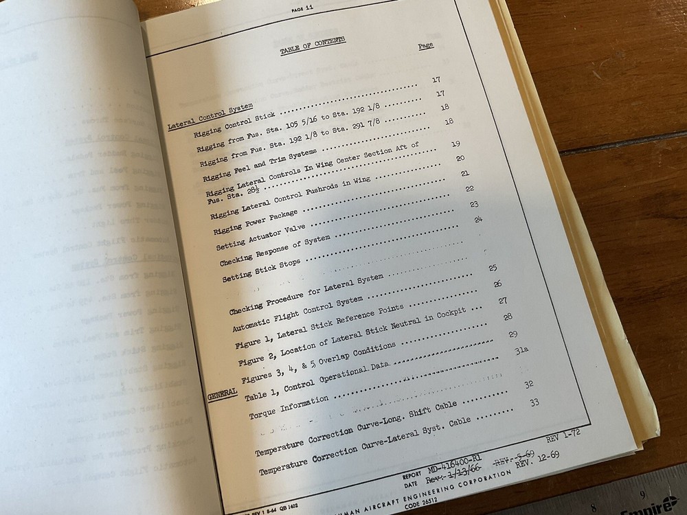 ORIGINAL 1963 GRUMMAN A-6A EA-6A FLIGHT CONTROL SYSTEMS GUIDE BOOK