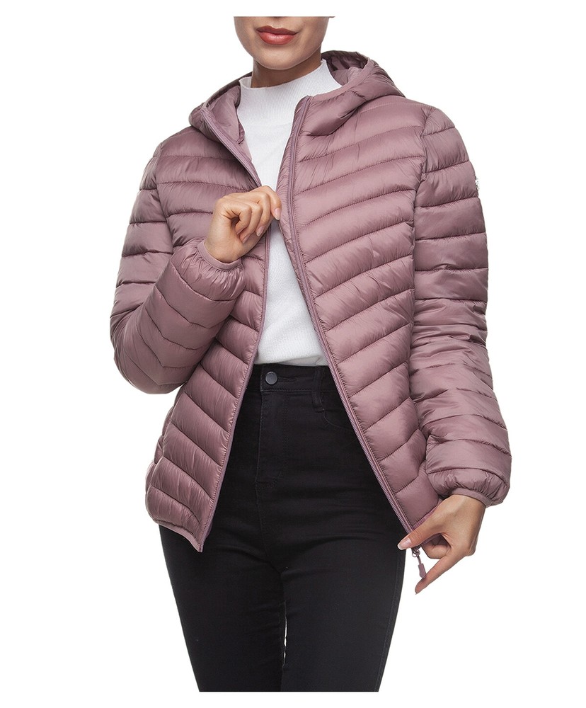 Rokka&Rolla Women's Lightweight Packable Puffer Jacket Winter Coat