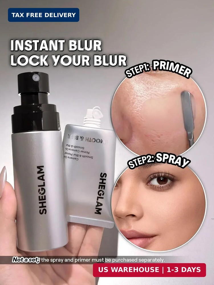 SHEGLAM Camera On Blurring Waterproof Setting Spray Matte Long-lasting for Perfe