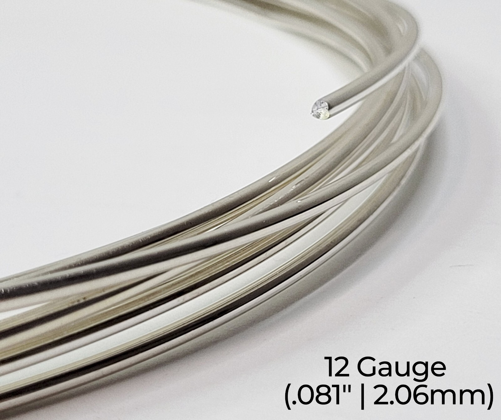 999 Fine Silver Wire | Round | Dead Soft | 10-32 Gauge | 1-10 ft | USA