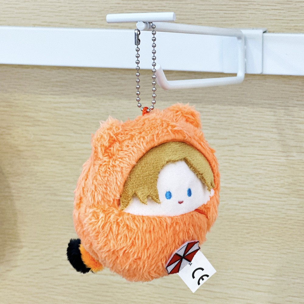 NEW TOY Resident Evil Leon S. Kennedy Mini Plush Keychain toy gift 10cm