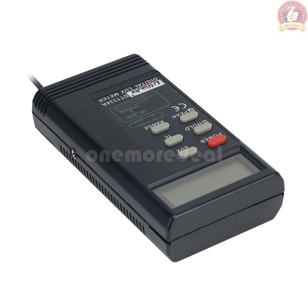 20000Lux Digital LUX Light Meter High-Precision With Reading Holding Function