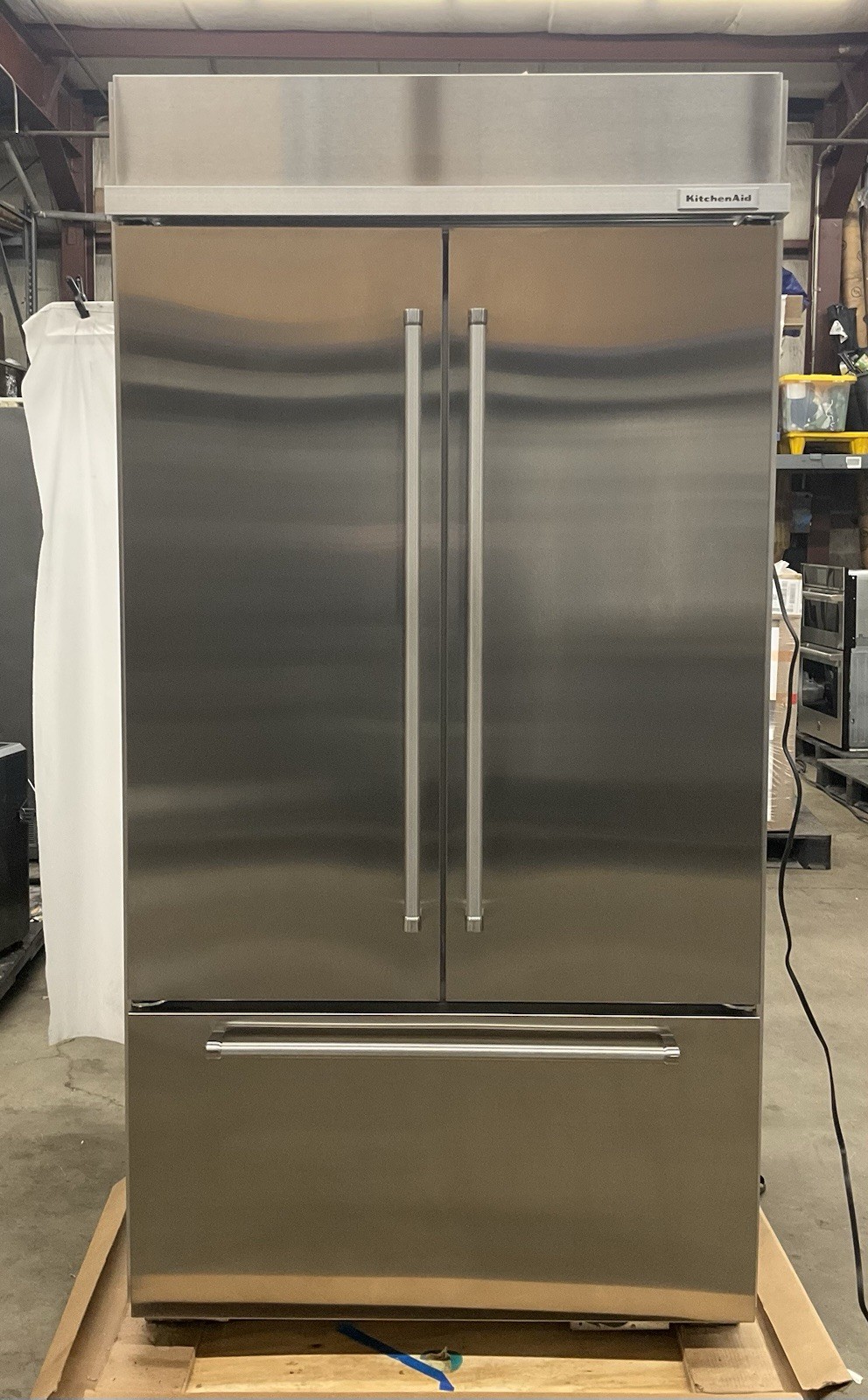 KitchenAid KBFN502ESS 42 Inch French Door Refrigerator Stainless Steel