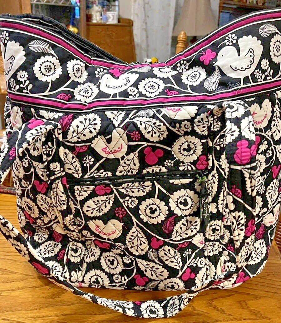 Vera Bradley Disney Vera Tote Mickey Meets Birdie NWT w/sm cosmetic or ZipID/lan
