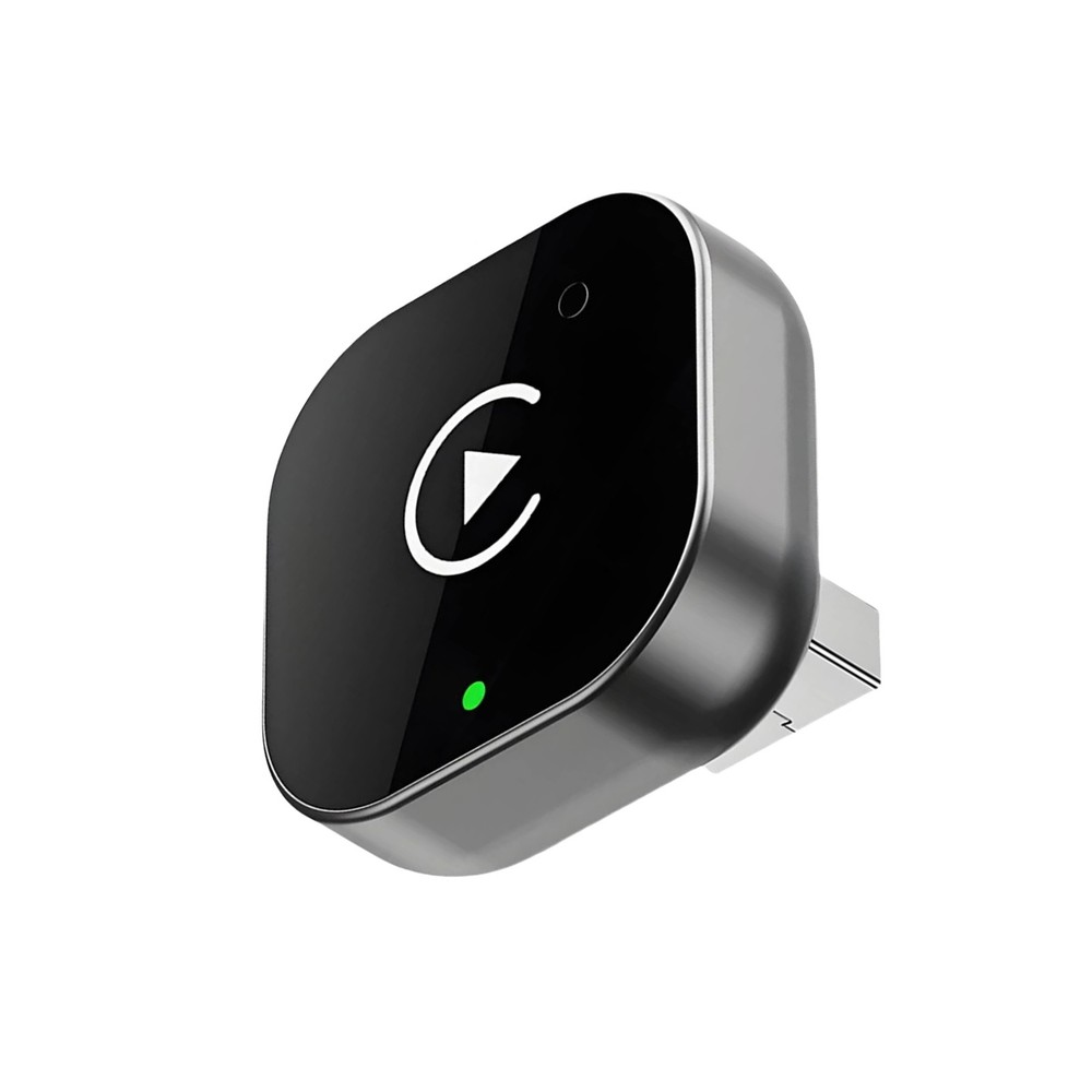 USB CarPlay Wireless Adapter 2-in-1 for iPhone Android Auto Compact Size Design