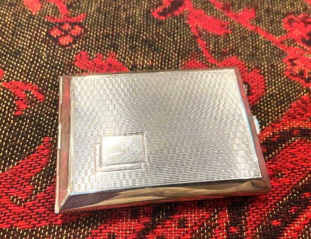 Cartier Sterling Silver Pillbox. Box