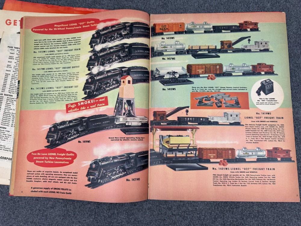 1946 Lionel Model Train Catalog