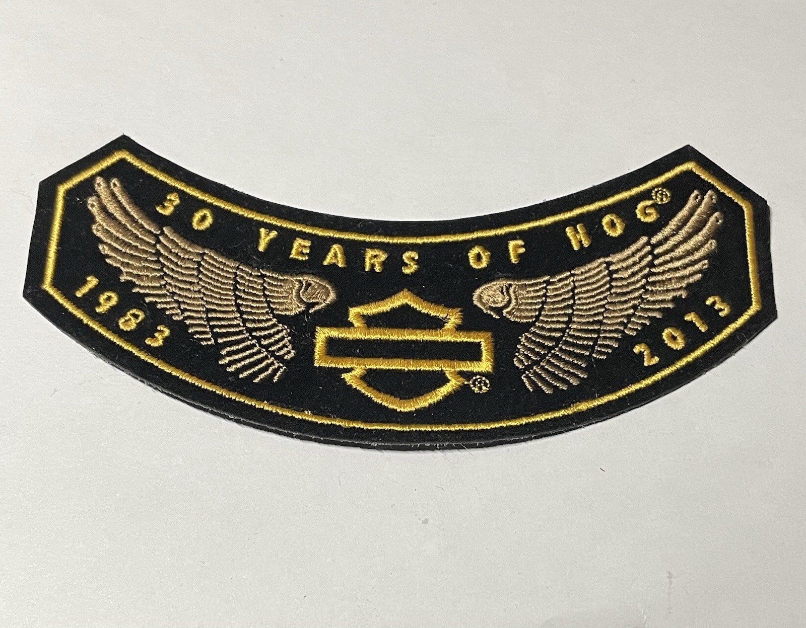 HOG Member Harley Davidson Owners Group 2013 Biker Embroidered Patch #L12