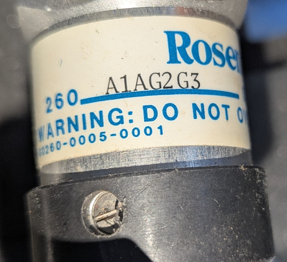 Pressure Calibration Source ROSEMOUNT Model 260 A1AG2G3 Serial 18268
