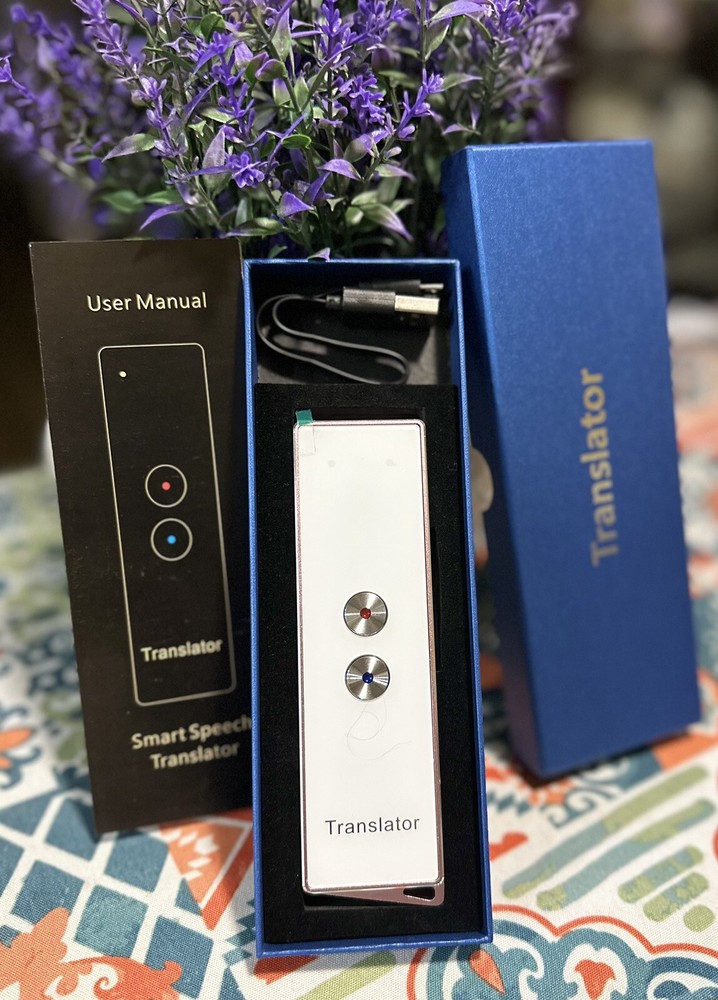 Smart Language Translator Bluetooth Model X9 Rose Gold 40 Languages Target New