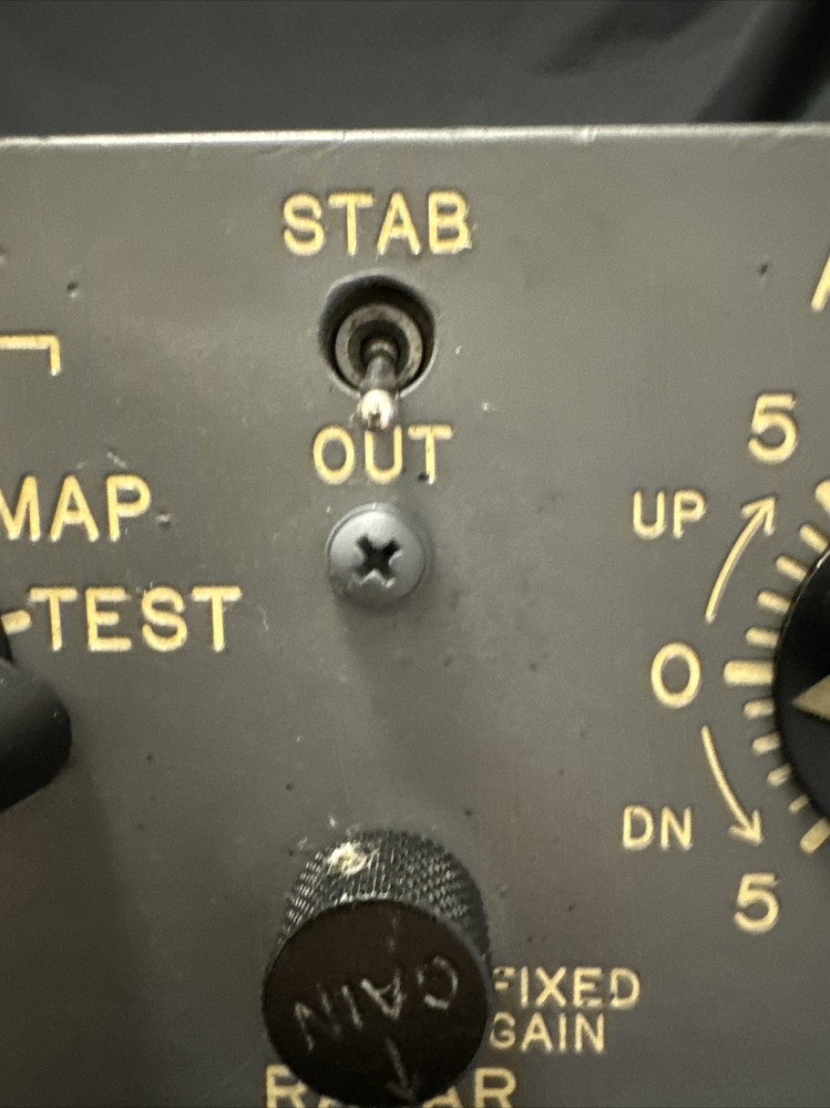 Radar Control Panel; G-2228; 26; REPAIRED