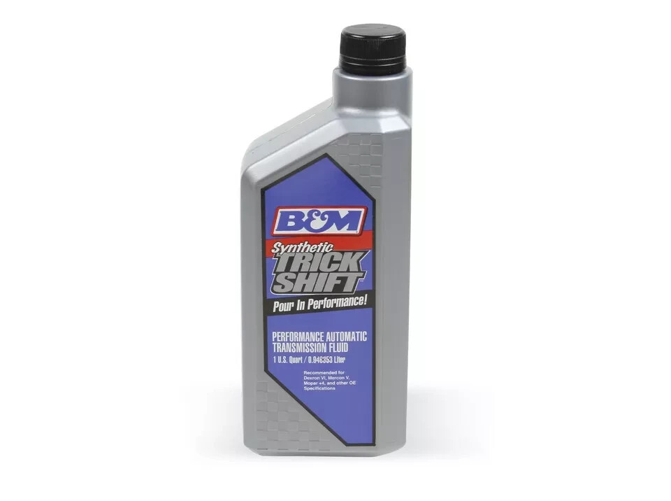 B&M 80262 Synthetic Trick Shift Automatic Transmission Fluid 1 Quart Bottle