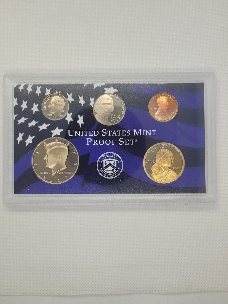 2007 Clad Proof Set U.S. Mint Original Government Packaging OGP COA