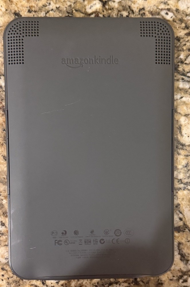 Amazon Kindle (3rd Generation) eBook Reader Gray Built-In Keyboard NEEDS BATTERY