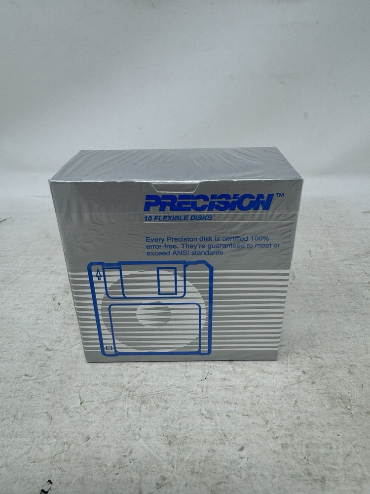 Precision 3.5" Floppy Disk NEW Sealed 10 Pack MF2HD
