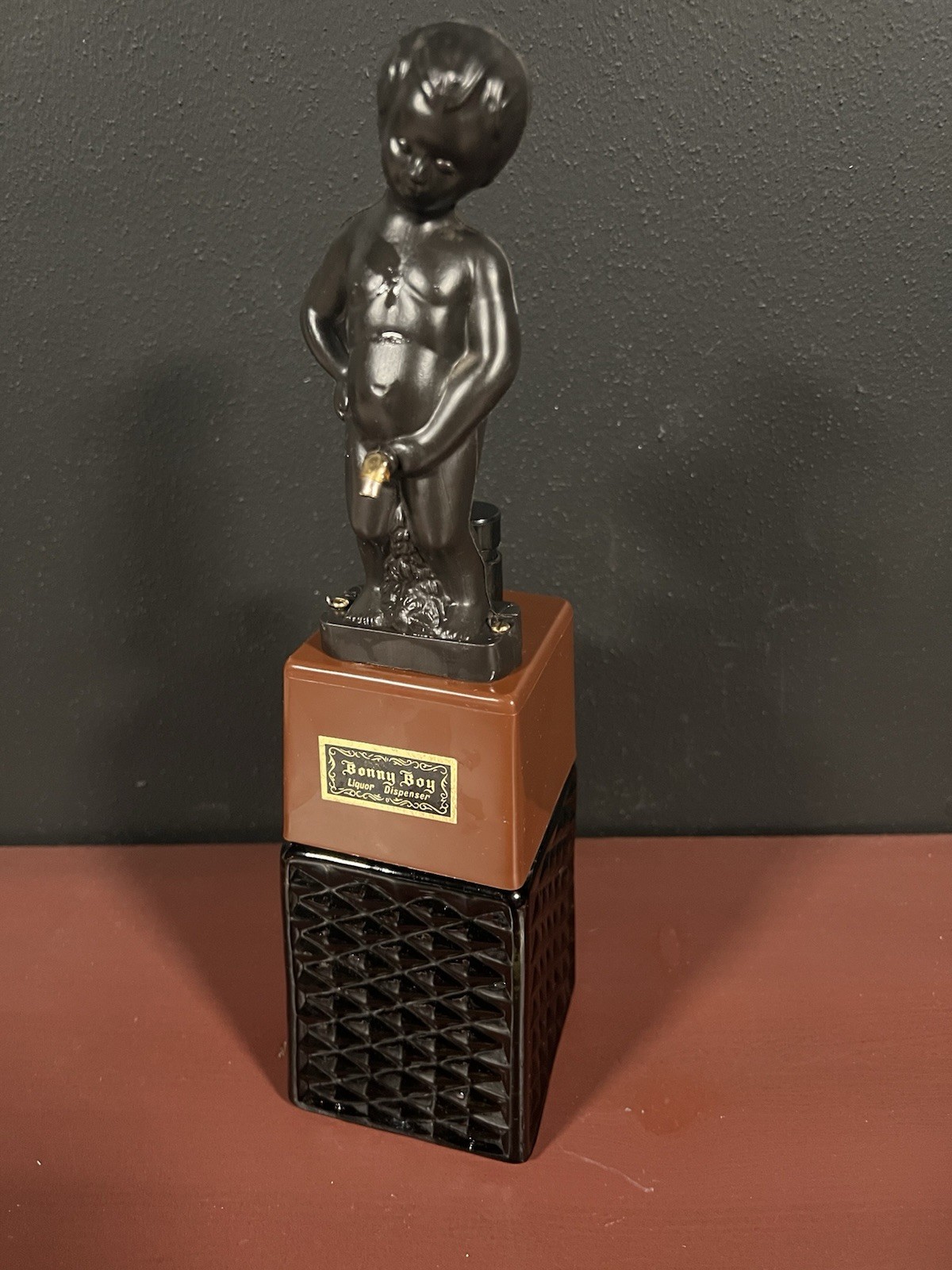 Vintage True Bonny Boy Liquor Dispenser Great Condition Untested Novelty Bar Gag