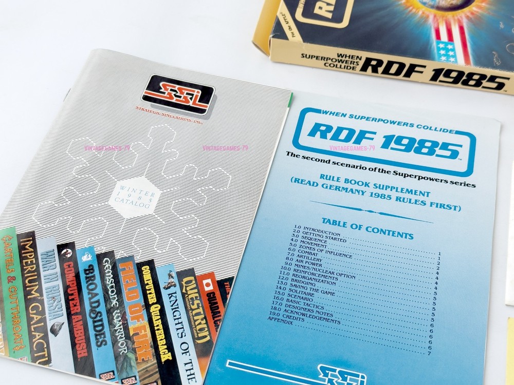RDF 1985: When Superpowers Collide - SSI - 1983 / Apple II