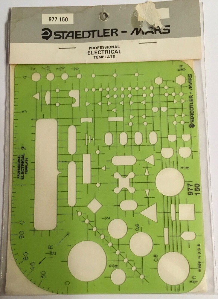 Staedtler mars # 977 150 Professional Electrical Template