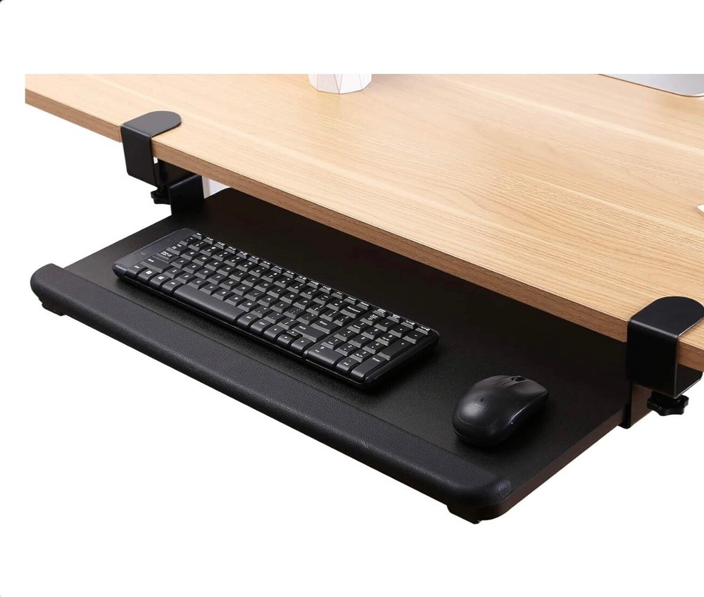 KT2 Sit Stand Keyboard Tray Adjustable Ergonomic Computer Adjustable Stand Riser