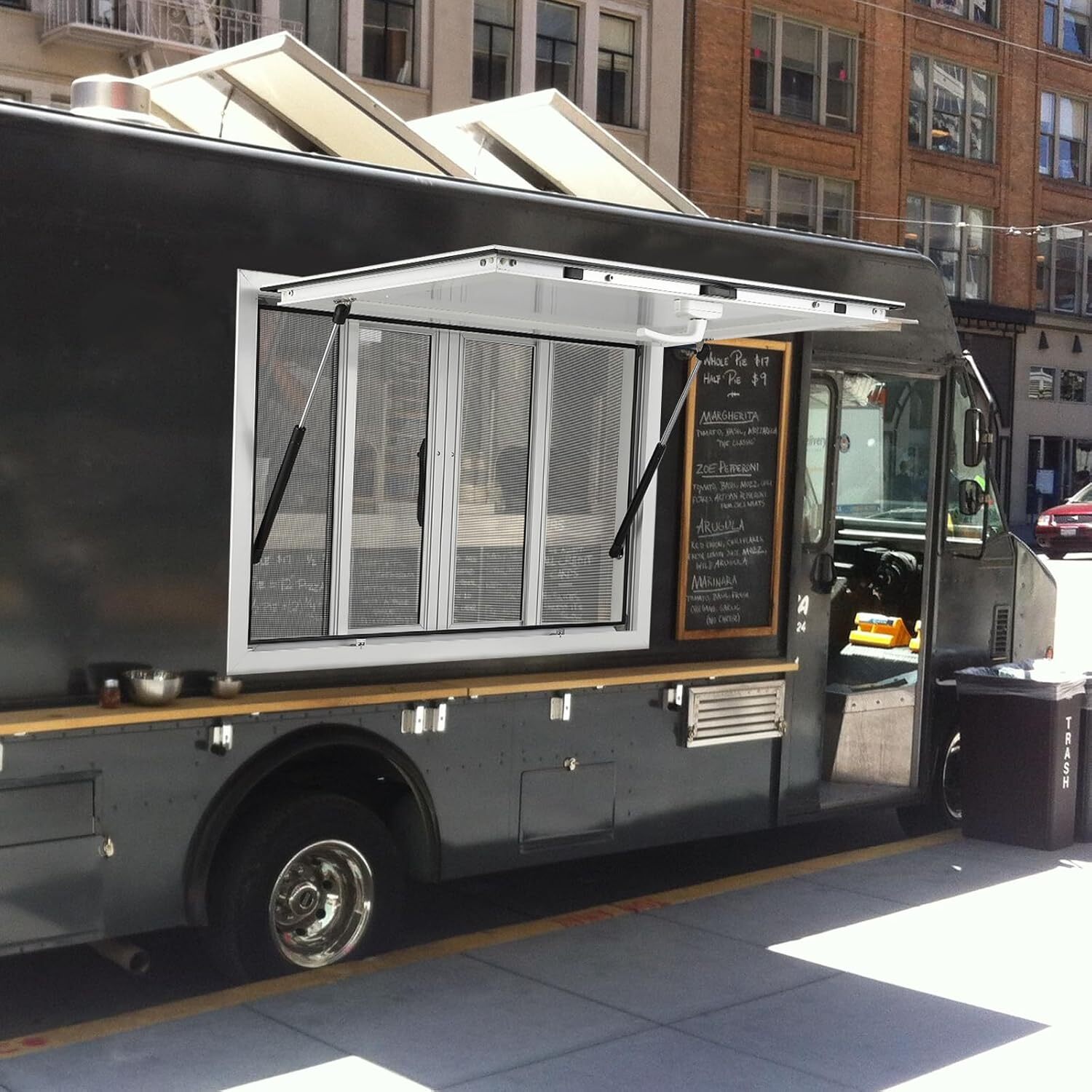 Concession Stand Trailer Serving Window Awning Food Truck Service Screen Windows