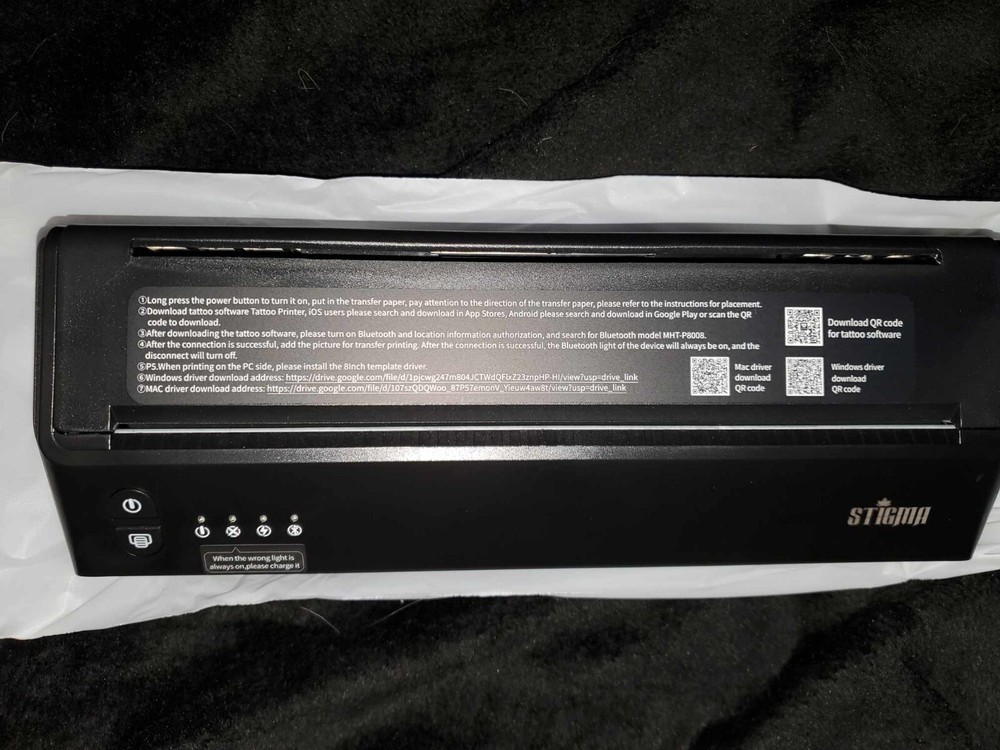 Bluetooth Tattoo Stencil Printer