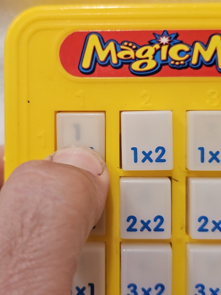 Vintage 1993 Magic Math Multiplication Educational Learning Machine