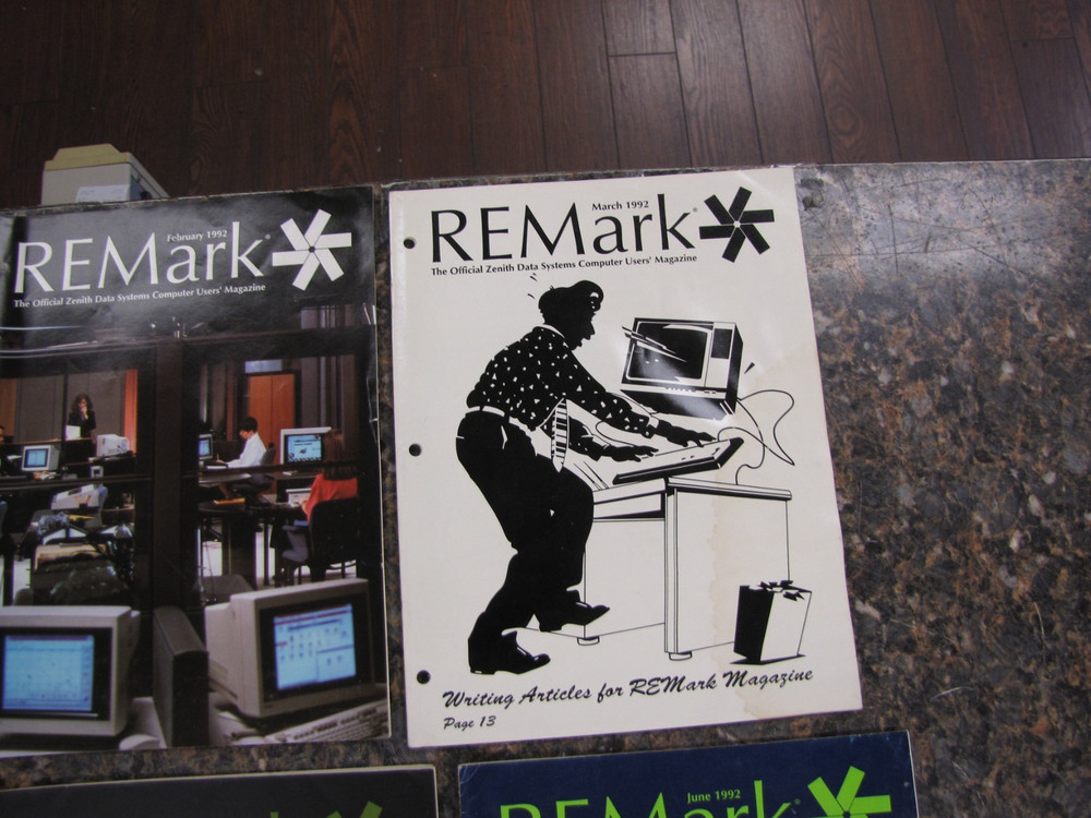 1992 REMark Heath Zenith User Group Magazines Computer Advertisements Jan-June