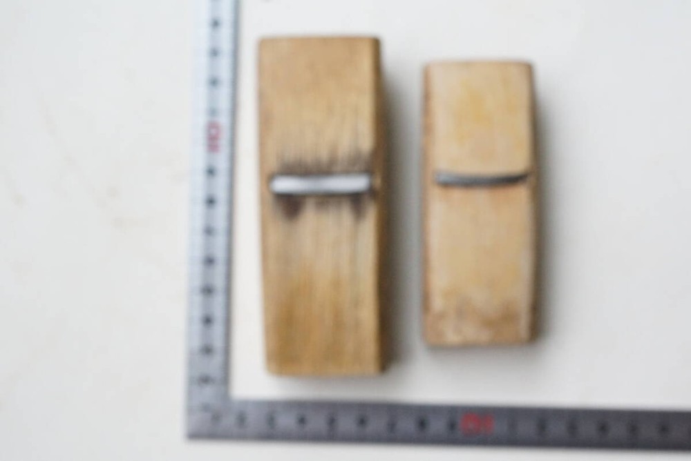 UnknownBrand Kanna Plane 2pc Set Woodworking Tool Vintage Chisel Planes