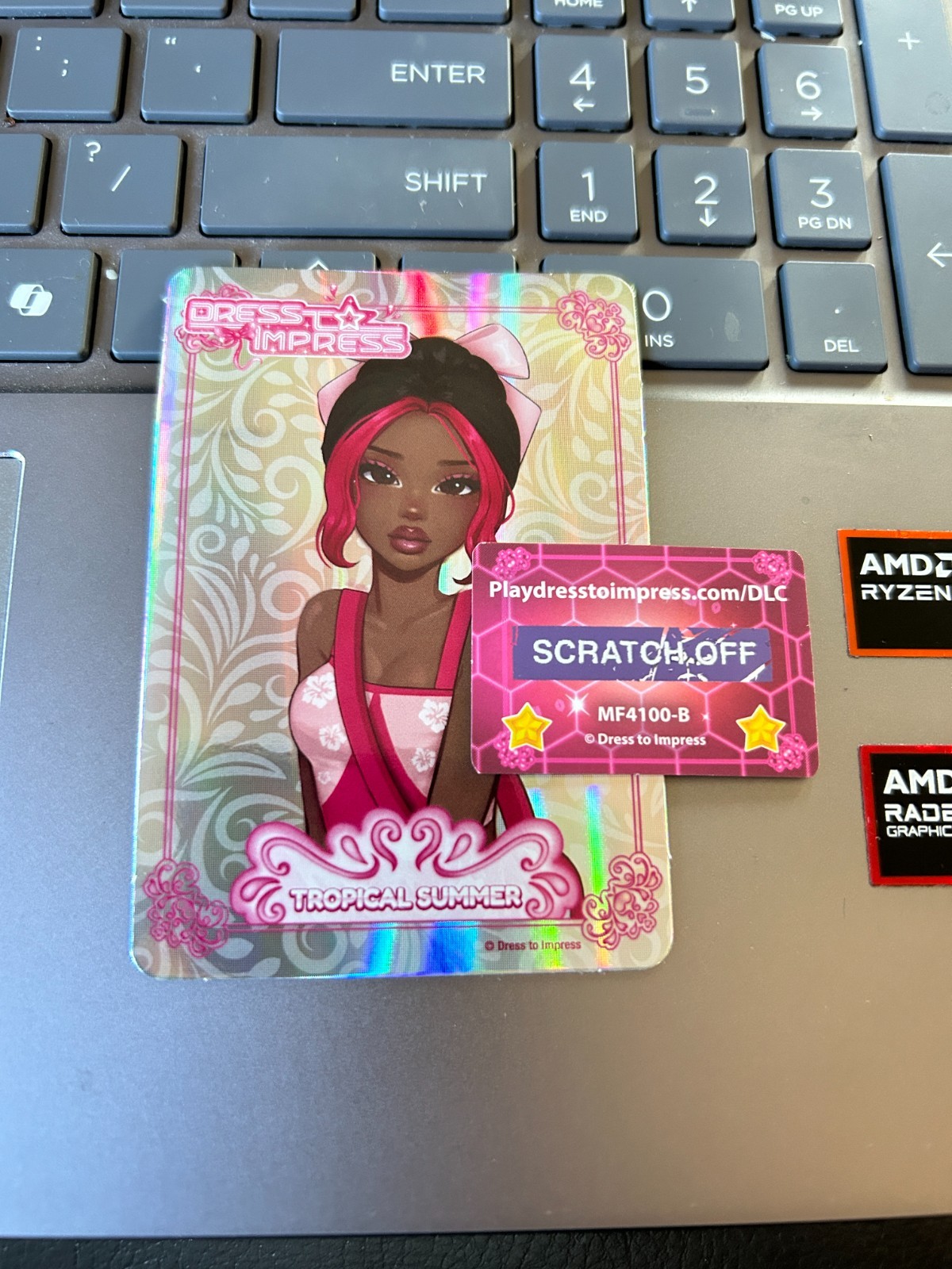 Dress To Impress DLC Tropical Summer Toy Code Sent Fast Via Ebay Msg